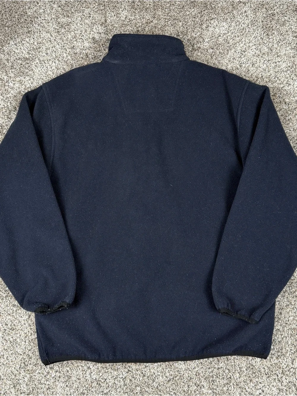 Sz Medium Mens Devon & Jones Winnebago Industries 1/4 Quarter Zip Fleece Sweater